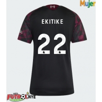 Camiseta Liverpool Hugo Ekitike #22 Tercera Equipación para mujer 2026-27 manga corta